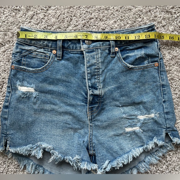 Free people denim shorts - Picture 9 of 11